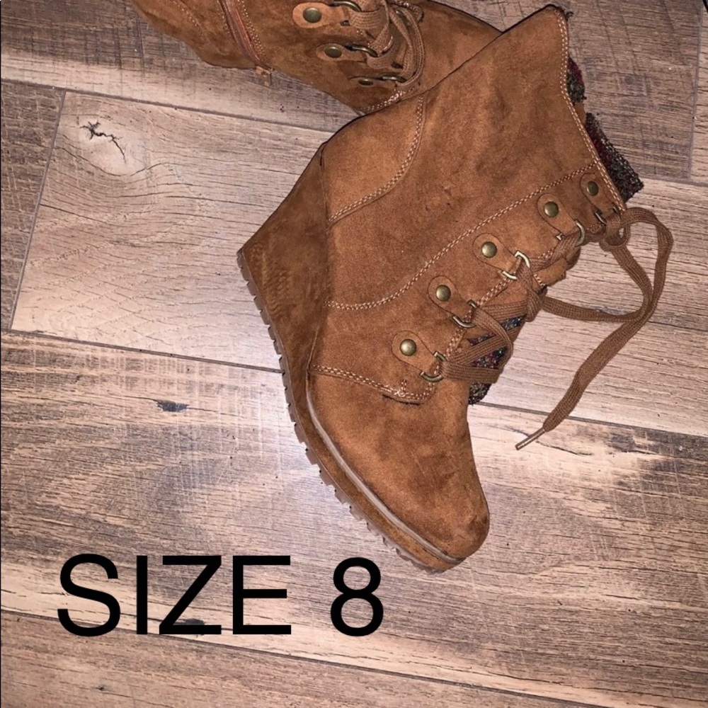 wedge booties